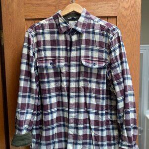 Men's L.L. Bean Fleece-Line Flannel Shirt, Traditional Fit